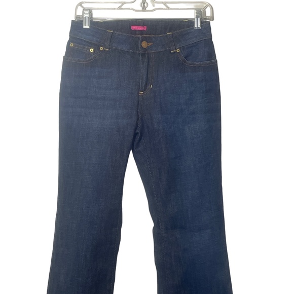 Lilly Pulitzer 4 Jeans Main Line Fit Pockets Cotton / Spandex - Picture 1 of 4